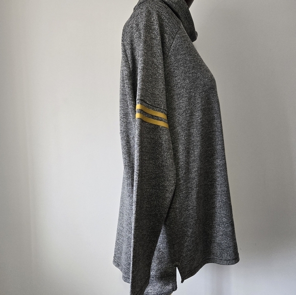 NFL New Orleans Saints Gray Nike Dri-FIT Funnel Neck Top. Size XL - Picture 4 of 10